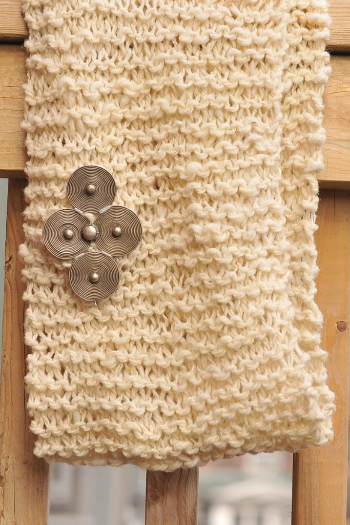 Woolly Rustic Knit Infinity Scarf, Kiku Corner